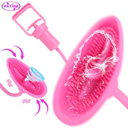 sexyy Brush Pump Breast Enlargement Vibrators For Women Vaginal Pumping Clitoris Sucker Nipple Licks Female Masturbator sexy Toys