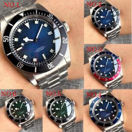 Wristwatches 41mm Sterile Blue/Green Grid Dial NH35 Movement Sapphire Glass Luminous Index Alloy Bezel Flake Snow Hands Automatic Men WatchW