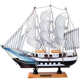 Wooden Sailboat Model Toy Creative Decor Art Crafts Home Office Desktop Decoration Ornament Year Birthday Gift 220406