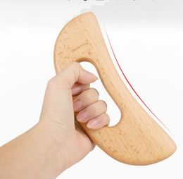 Health Care Body Meridian Acupoint Spa Massage Wooden Gua Sha Therapy Tools