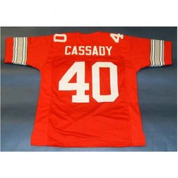 Mit Rare Men Youth women Vintage #40 HOWARD HOPALONG CASSADY CUSTOM COLLEGE Football Jersey size s-5XL or custom any name or number jersey