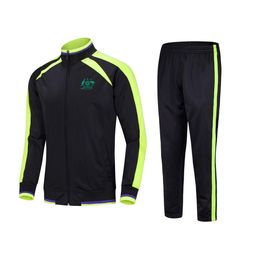 Australien Herren-Trainingsanzüge für Erwachsene und Kinder, Größe 22 bis 3XL, Outdoor-Sportanzug, Jacke, Langarm, Freizeit-Sportanzug