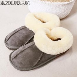 Slippers de pele de carneiro mulheres peles encorajas fofas inverno peludo peludo peludo apartamento quente senhoras sapatos pantufas casa mulher sapatos c324 y200106