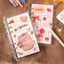 Lovely Cake Bear Notebook Journal Agenda Notebook Diary Weekly Monthly Schedule Planner Gift Book Cute School Stationery 220401