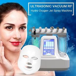 7 in 1 Hydra Dermabrasion RF Bio-lifting Spa Facial Machine Water Oxygen Jet Hydro Diamond Peeling Microdermabrasion With Led Mask