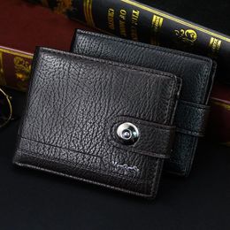 Wallets Wallet For Men Made Of Natural Leather Portfel Meski Short Men's Male Money Clip Small Carteira Masculina Couro ErkekWallets