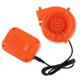 -Ventilateurs électriques mini souffleur de ventilateur pour la tête de mascotte costume gonflable 6V alimenté 4xaa Dry Battery Orange1205W