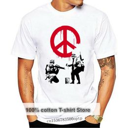 soldier shirt Canada - Men's T-Shirts BANKSY CND SOLDIERS MENS T SHIRT GRAFFITI STREET ART