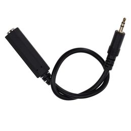 3.5mm Male Plug Jack to 6.35mm Female Stereo Audio Extension Cables Adapter Cord