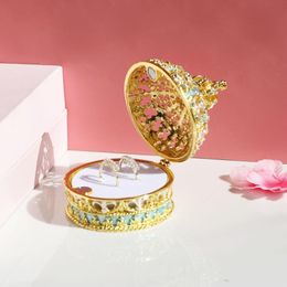 Gift Wrap Crown Ring Pendant Jewelry Box Holder Organizer Necklace Bracelet/Bangle/Ring Storage Case Store Packaging BoxGift