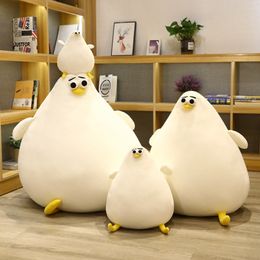 Seagull Doll Down Cotton Plush Toy Big Pillow Sleeping Doll Cute Gift for Girls and Children