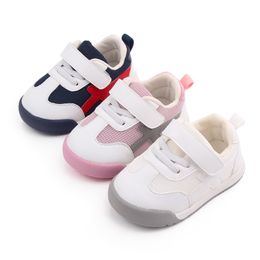 2022 neue Frühling Herbst Erste Wanderer Baby Jungen Turnschuhe Baby Mädchen Sport Schuhe Kinder Weichen Boden Atmungsaktive Casual Schuh Größe 15-20