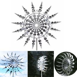 Outdoor Magical Metal Windmill Garden Spinners Collectors Catchers Courtyard Patio Lawn Decoration Jardineria Decor 220721