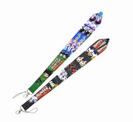 Cell Phone Straps & Charms 10pcs Japan HUNTER cartoon Keys Mobile Lanyard ID Badge Holder neck Rope Keychain for girls wholesale Party Good Gifts 2022 #102