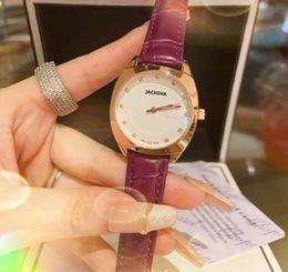 Hottest popular fashion womens quartz watch 33mm Genuine Leather Cystal Ladies watches super nice fine waterproof clock wristwatches montre de luxe gifts