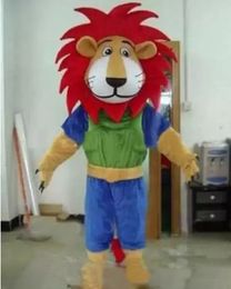 Festival Dress Red Hair Lion Mascot Costumes Carnival Hallowen Gifts Unisex Adults Fancy Party Games Outfit Holiday Celebration Cartoon Character Outfits