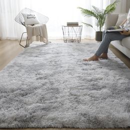 Carpets Yinzam Luxury Super Fluffy Large Area Carpet For Living Bedroom Soft Plush Anti-slip Rug Kids Nursery Girls Room Decor RugsCarpets