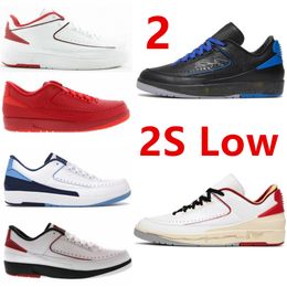 2s Low Basketballschuhe Varsity Black Blues University Blue 2 Chicago Varsitys Maize Metallic Silver Sporttrainer Herren Damen Weiß Rot Outdoor-Sneaker