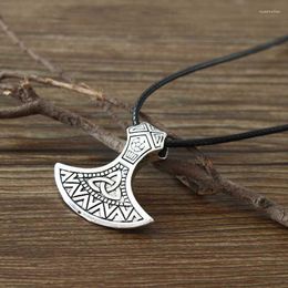 Pendant Necklaces 1pc Nordic Viking Celtics Necklace Axe Talisman JewelryPendant