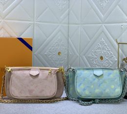 Designer Women Crossbody Bag Favourite Mini Pochette 3pcs Accessories Shoulder Bags Fashion Handbags Multi Top Quality Genuine Leather Purses