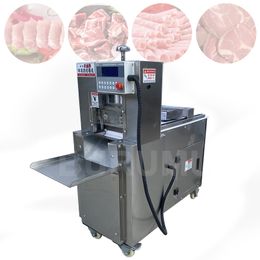 Commercial Vertical Cutting Machine Mutton Beef Block Dicing Cutter Frozen Poultry Meat Cube Slicer Machine
