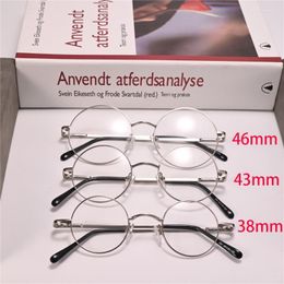 Rockjoy Round Glasses Male Women Plain Eyeglasses Frames Men Youth Small Narrow Nerd Spectacles For Prescription Reading Lens Fashion Sungla