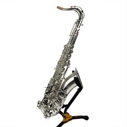Professional high quality Silver plated tenor saxophone