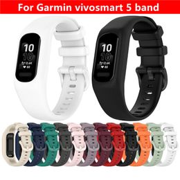 For Garmin Smart 5 Sillicone Wristband Strap For Garmin Vivosmart 5 Activity Fitness Tracker Smartwatch smart5 Replacement Band