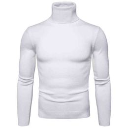 Mens Turtle Neck Sweaters 2022 Winter Men Long Sleeve Sweaters Outfit Fashion Round Neck Sweater Slim Fit Sweaters Sweater Top L220730