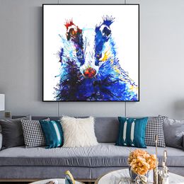 Watercolour Badger Animal Pictures Posters And Prints Canvas Painting Wall Art For Home Decor Prints For Living Room NO FRAME