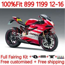 OEM Fairings For DUCATI Panigale 899S 1199S 899-1199 12-16 Bodywork 164No.106 899 1199 S R 12 13 14 15 16 899R 1199R 2012 2013 2014 2015 2016 Injection Bodys lucky red