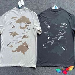 Chest Embroidered Grailz T-shirt 2022ss Men Women High Quality Geometric Card Graphic Tee Vintage Washing TopsT220721