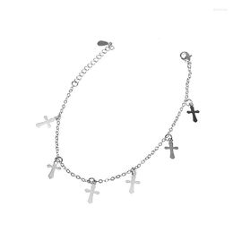Link Chain 2022 Cross Bracelets Female Students Ie Small Crowd Design Hand Decorated Chinese Valentine's Day Gift To His Girlfriend