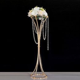 Party Decoration Flower Stand 82CM Metal Road Lead Wedding Centerpiece Flowers Rack For Event Home DecorationParty