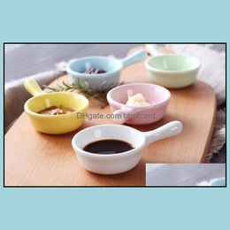 Ceramic Sauce Dish With Creative Spice Tools Sauces Vinegar Dishes Drop Delivery 2021 Herb Kitchen Kitchen Dining Bar Home Garden 8Xvwm