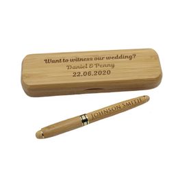 Personalised Box Groom Wedding Customised Back to School Company Advanced Gift Success Man Gel Pen 220707