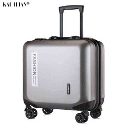 Inch Suitcase On Wheels Cabin Travel Luggage Pc Handbag Trolley Bag Fashion Women Rolling Men hardside J220708 J220708