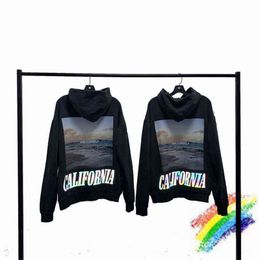 Heavy Fabric Reflective Askyrself Hoodie Men Women Top Quality Colourful California Wave Photos S Hooded T220721
