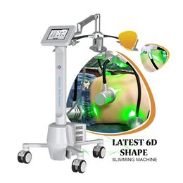 Upgraded Body Contouring And Slimming Beauty Spa Treatment Machine Non-invasive 6D Red Or Green Light Lipolysis Laser Shape Slimming Fat Reduction Equipment