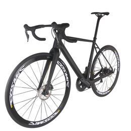 Seraph 22 Speed Flat Mount Carbon Gravel Disc Brake BSA Complete Bike GR029 Use 700X25C Tyre with SHIMAN R8070 Di2 Groupset