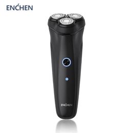 ENCHEN Electric Shaver Men's Grooming Machine Ultra-Thin Double Ring Shaving Net Independent Floating Head Beard Style Trimmer 220624