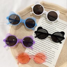 Summer Girl Boys Cute Sunglasses Animal Cartoon Ear Outdoor Children Lovely Vintage Sun Glasses Protection Classic Kids Wholesale