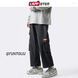 Men's Pants Men Harajuku Baggy Cargo 2022 Overalls Streetwear Black Japanese Fashion Sweatpants Khaki Pockets Vintage JoggersMen's Naom22