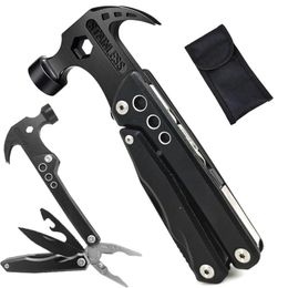 Hand Tools Multifunctional Pliers Multitool Claw Hammer Stainless Steel Tool With Nylon Sheath For Outdoor Survival Camping Hunting HikingHa