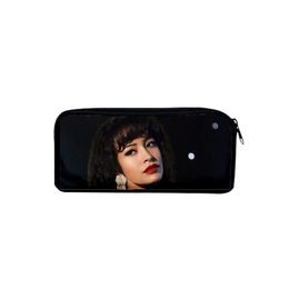 Cosmetic Bags & Cases Pen Bag 2022 Selena Quintanilla Merch Boy Girl Pencil Box Child Stationery Storage Simple Student B