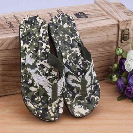 Men Camouflage Flip Flops Slippers Shoes Sandals Slipper Indoor Outdoor Casual Men Non-Slip Beach Shoes40-44 G220518