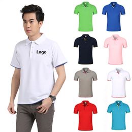 Custom Polo shirt Customised Printing Design Po Customised Uniform For Company Team Unisex Short Sleeve Cotton Polos 220608