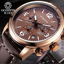 OCHSTIN Sport Watch Mens Watches Top Brand Luxury Clock Man Wrist Watch Male Hodinky Men Quartz-Watch Relogio Masculino horloge T200112