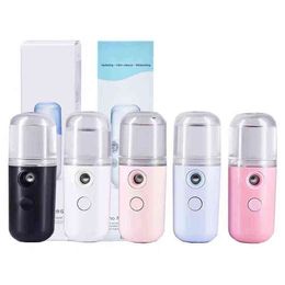 Nano Face Mist Spray Facial Sprayer Moisturizing Humidifier USB Steamer Beauty Instrument Skin Care AntiWrinkle 220507