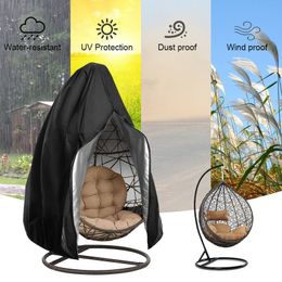 Waterproof Patio Chair Cover Egg Swing Chair Dust Cover Protector With Zipper Protective Case Outdoor Hanging Egg Chair Cover 0624